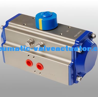 Funzionamento regolare Rack pneumatico e Pinion Attuatore per Valvole a sfera Corpo in lega di alluminio